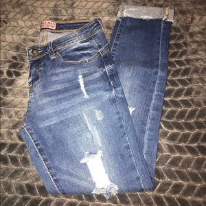 WAX JEANS cropped jeans size 0